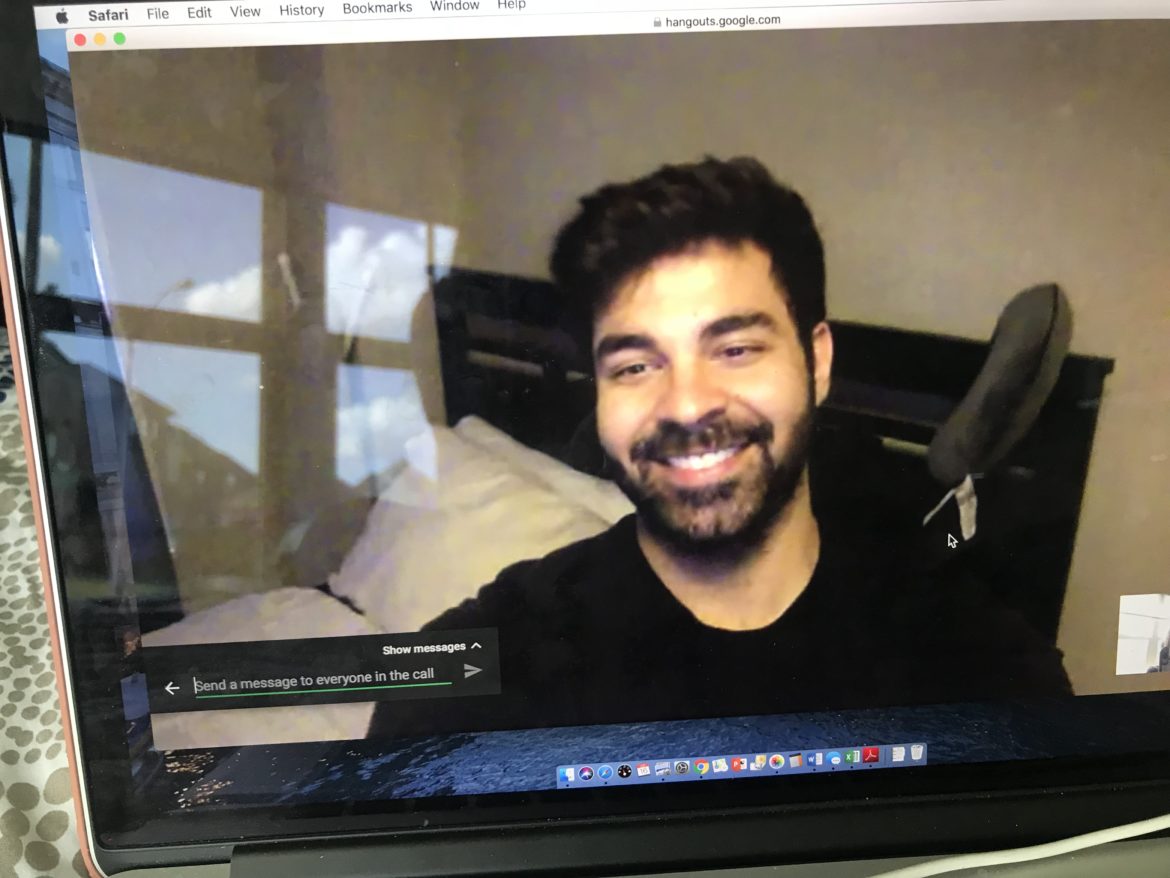 Lazy Sunday FaceTiming