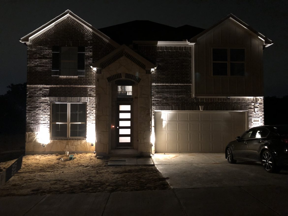 Night Time House Visits with Lights
