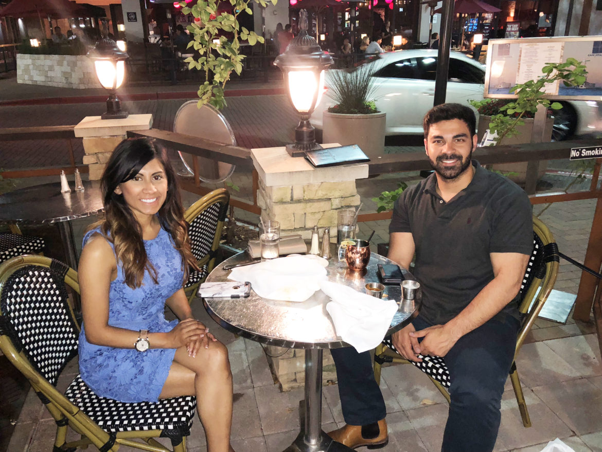 Dinner at Cafe Istanbul